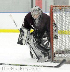 Hockey Goalie for Holy Cross High School