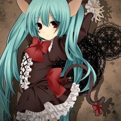 初音ミク 猫化なう Sur Twitter もぉ 怖いの嫌いなんだから ホラー画像流すのやめてよ 泣