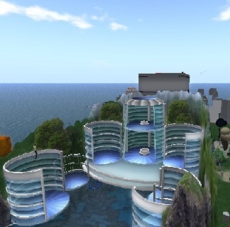 Second Life unique teleport hub connecting 150 spiritual, art, philosophy, psychology, and other destinations.