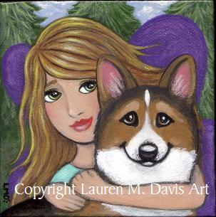 I'm an original dog & cat artist who LOVES fuzzy, furry and feathery Critters!  I sell my original paintings online and do comission Furbaby paintings!