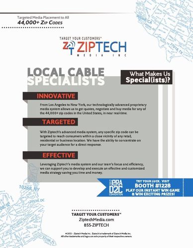 We provide media buying for local cable, national cable, radio and print advertising, online, out-of-home (OOH).  Complete DRTV campaign management services.