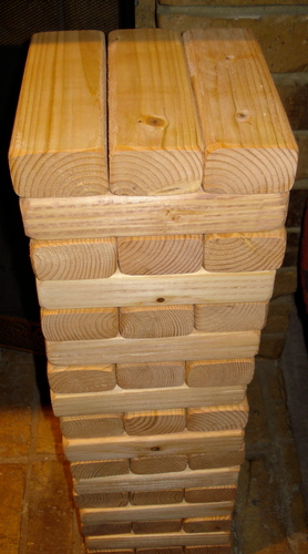 Tumbling Towers is a giant tumbling block game and perfect for any party! We can fully customize any set and shipping is always FREE! Made it the USA!