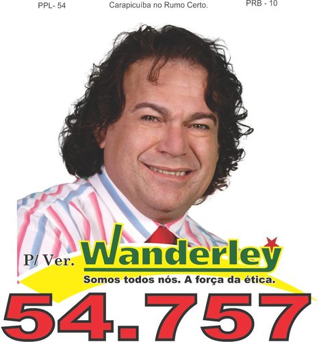 Vereador Carlos Wanderley Alves da Silva