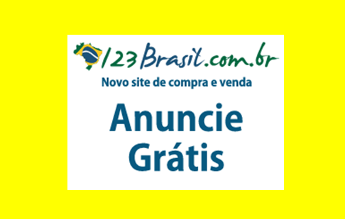 123brasil.com.br é um novo classificado online totalmente gratuito. Cedemos o espaço grátis para você anunciar os seus produtos e serviços. Te esperamos lá.