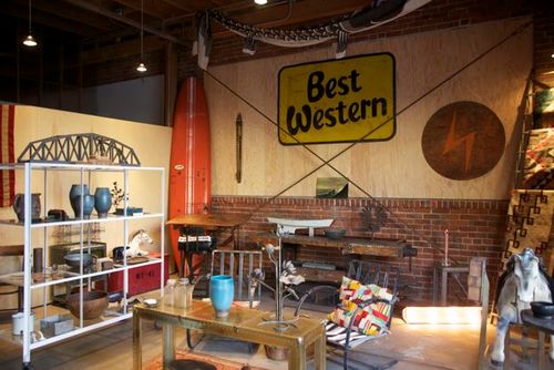 Storefront LA, located in the arts district of Los Angeles, is a collective of antiques, home and vintage items curated by various artists and collectors.