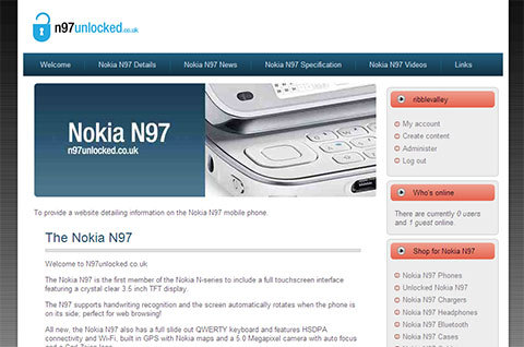 Shop for Nokia N97 Unlocked Mobile Phone