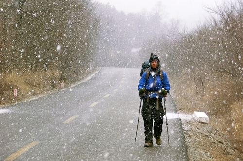 A 2 man, 5000km winter journey from Mongolia to Hong Kong, on foot. We finished in May 2012 - TV series on the way!