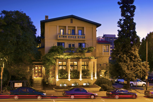 A green certified boutique hotel in a historic setting.