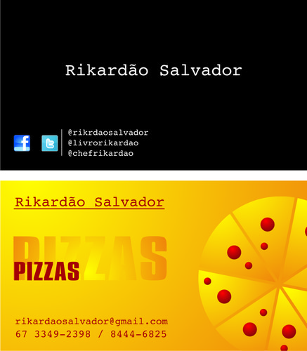 CHEF RIKARDÃO SALVADOR *Chef Pizzaiolo! Pizzas!! El Pizzaiololoko!!! http://t.co/xA1rjUbE @rikrdaosalvador