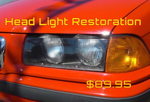 NoVa's own! Onsite Restoration of your Auto Head Lights.
