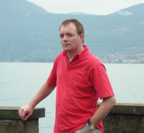 Me at Lake Iseo in Italy - cool. 
I write novels about heroes - deliberate and accidental - both military and civilian. The Best of us.