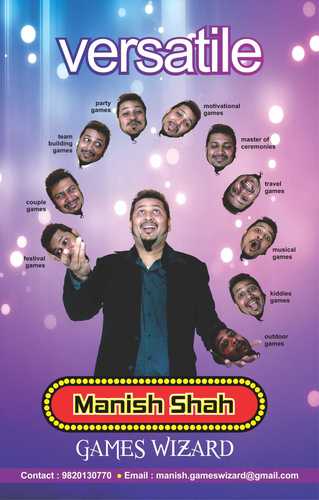 manish_Gameswiz's profile picture. Games Wizard, Anchor, Emcee, Game Host, Compare, Master Of ceremony, Party Host, Entertainer, Artist,