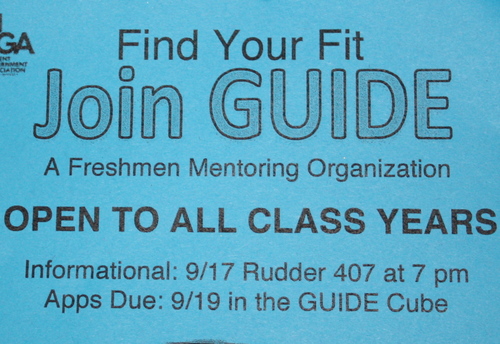GUIDE seeks to build meaningful mentor relationships between upperclassmen and freshmen!