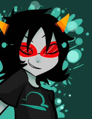 Terezi_Official's profile picture. NO 1 C4NT S33 YOU DUMB4SS