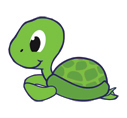 I like spending time on my tummy... it helps to build my Motor Skills. This is why I am the fastest turtle in the whole world!