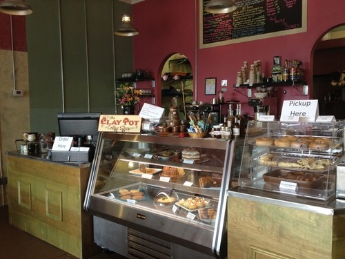 The Clay Pot will strive to serve you local & organic products when possible. We offer a range of desserts, breakfast, lunch special,  fair trade coffees & teas