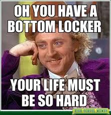 Tayler17650152's profile picture. If u have a bottom locker and u hate it this twitter account is for u!!!!!!!!!!