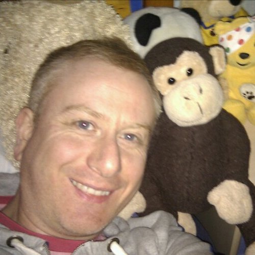 my profile pic is me and Marvin the Monkey....

He/Him