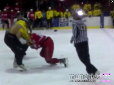 Hockey enforcer, keeping bitches in check on the ice,enforcing is not an option its a necessity! And a true fucking beauty!!!