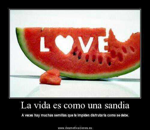 Enamorada del amor...