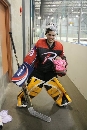 Hockey addict...