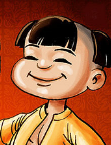 Xin cho Bờm được bát cơm đong đầy.