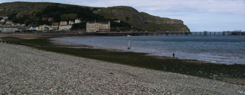 I'm Llandudno (North Shore) Beach. Well I use to be a beach until all these stones replaced the sand.