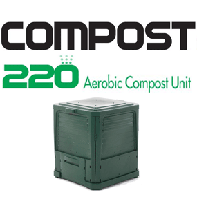Revolutionising Home Composting, Zero maintenance, No turning or forking, 
Patented Aeration System and the Insulated walls turns waste into compost fast.