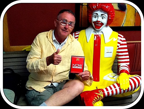 That's me on the left... with Ron.