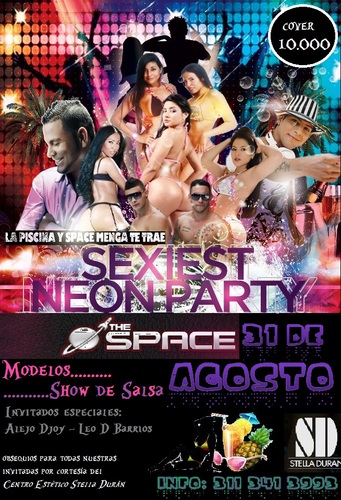 La mejor fiesta del semestre, no te la puedes perder, este 31 de agosto en el club Space Menga!!!
Con las mejores curvas de cali!!