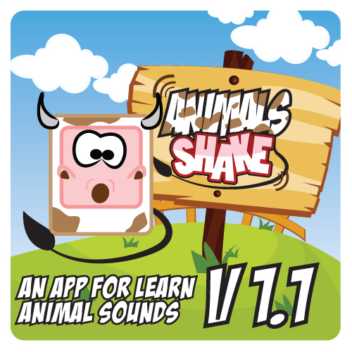 Animals Shake is an Iphone, Ipad App that allows your children to learn through play. Teach your children the sounds of animals through fantastic mini games.