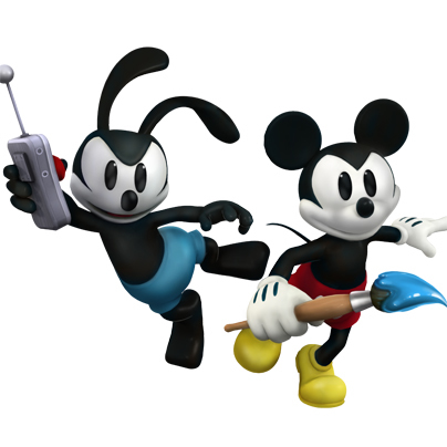 Unleash the power of the brush in a new co-op video game. Join Mickey & Oswald in the battle to save Wasteland. ESRB Rating: EVERYONE with Cartoon Violence.