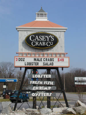 Casey’s Crab Company operates as a retail seafood market, catering company and wholesale seafood distributor in Laurel, Maryland