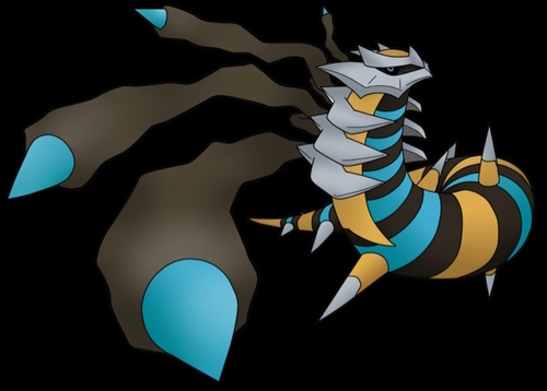 Shiny Giratina, named Platinum. My trainer is @PrideOfJohto