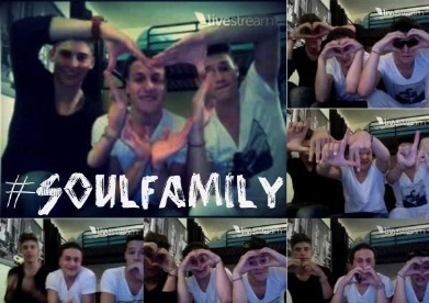 #Soulfamily  -  Twitter officiel de la Soulfamily. 
→ JM ♥ @Sandromadaire @Onlymyname & aussi @DiDiOuTonton @MaxBrichet @MorinAntoine @BurgoBurger ♥