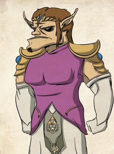 Yo, what's up guys. *daintily scratches hairy nutsac* Um, I'm the princess of Hyrule blah de blah blah blah. Where's all the fuckin' poontang at up in here?