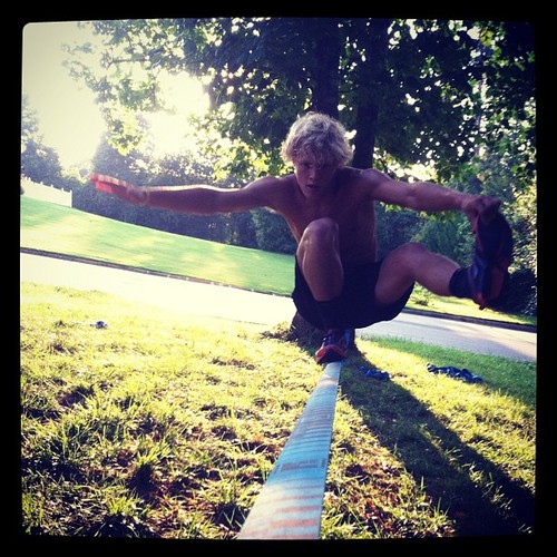 scslacklining's profile picture. We are a slacklining group based in Lyman SC with members from all over the country led by @TheAmazingDamon the group is sponsored by @PerfectTension