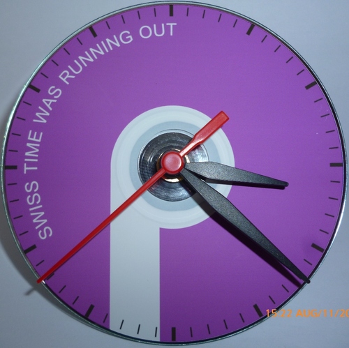 Deep Purple CD Clock, CD Clock Custom Printed Designs, Promotional Gifts