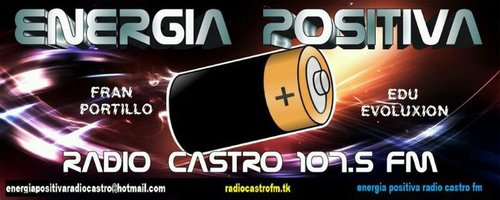 Energia Positiva radio show. Programe de radio sito en RadioCastroFM 107.5 (Córdoba). Dirigido por @franportillo. http://t.co/k3KoeUVNRg