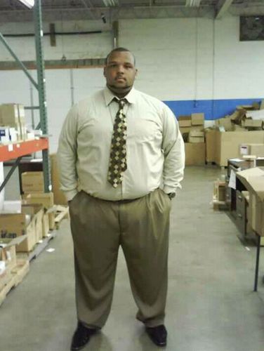 Nose tackle for the Dayton sharks  pro indoor football team