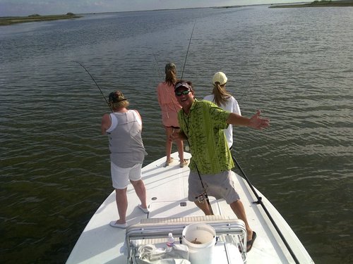 Pro Fishing Guide, If it tastes good-keep it, if it pulls drag-fight it, if it has laces-throw it, or hit it hard.