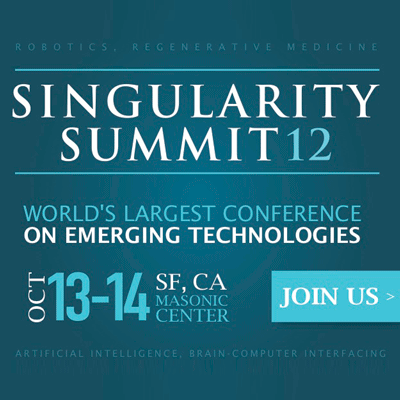 Singularity Summit! The world's leading conference on emerging technologies.