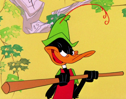 My name is Daffy Duck! And boy are you in luck! 'Cause I'm the greatest! I'm the best! You can't help but be impressed!