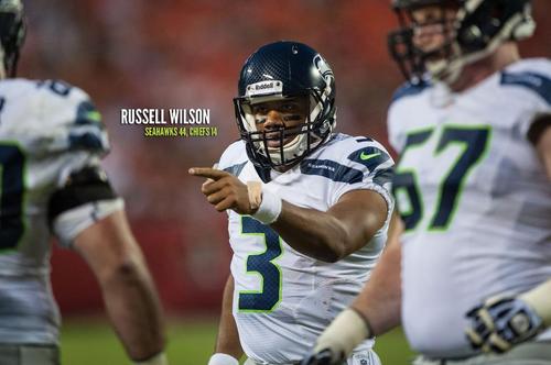 I AM JUST A FAN OF RUSSELL WILSON HAVE NO AFFILIATION TO WILSON..........