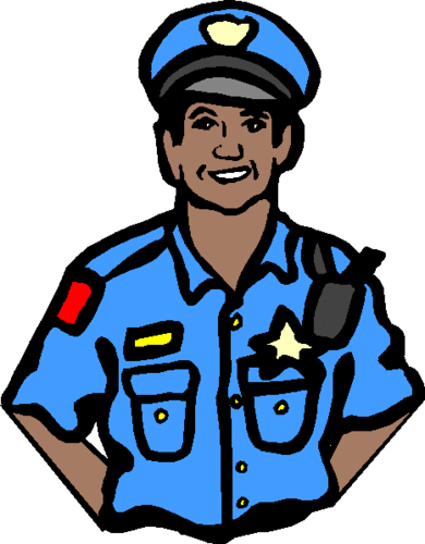 Police officer! Watch your back!