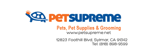 Pet Supreme is a full line pet store with Freshwater Fish, Saltwater Fish, Small Animals, Reptiles, Birds, and all Pet Supplies.