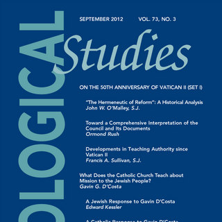 A quarterly journal of academic theology sponsored by the Society of Jesus, and in continuous publication since 1940.