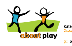Sensory Integration practice. Founded by Kate Drummond: mom of three, passionate about #selfregulation. #aboutplay Also tweeting @aboutmemarket