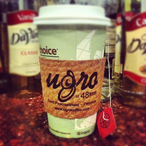 Welcome to the Twitter page for Ugro, the Best Coffee House Located at 48west!