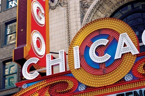Retweeting everything with a #chi hash mark on it